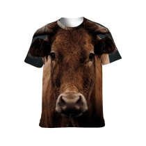 yanfind Adult Full Print T-shirts (men And Women) Agriculture Biology Blurred Bovine Cattle Country Countryside Cow Creature Dairy Daylight