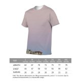 yanfind Adult Full Print T-shirts (men And Women) Aged Architecture Building Cloudless Colorful Complex Construction Space Daytime District Dwell Evening