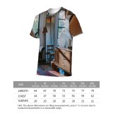 yanfind Adult Full Print T-shirts (men And Women) Accommodation Apartment Architecture Atmosphere Bed Bedroom Cabinet Carpet Classic Comfort Cozy Creative