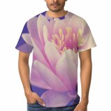 yanfind Adult Full Print T-shirts (men And Women) Aesthetic Aquatic Plant Bloom Blooming Depth Field Floating Flora