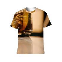 yanfind Adult Full Print T-shirts (men And Women) Alcohol Bar Counter Beverage Bitter Citrus Cocktail Cool Space Cubes Drinks