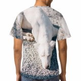 yanfind Adult Full Print T-shirts (men And Women) Adorable Canidae Cute Dog Laying Pet Rest Sleep Sleeping Sleepy