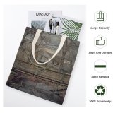 yanfind Great Martin Canvas Tote Bag Double Building Outdoors Grey Housing Cottage Land Byram Township Nj Usa Countryside Rural white-style1 38×41cm