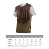 yanfind Adult Full Print T-shirts (men And Women) Adorable Anonymous Blurred Calm Cloudy Countryside Cute Daytime Dog Dress Elegant
