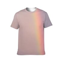 yanfind Adult Full Print T-shirts (men And Women) Atmosphere Clear Cloudless Colorful Countryside Gradient Height High Intense Light