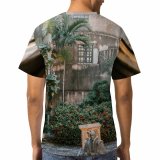 yanfind Adult Full Print T-shirts (men And Women) Aged Arch Architecture Art Blot Botany Building Bush Courtyard Exterior Grow