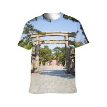 yanfind Adult Full Print T-shirts (men And Women) Aged Ancient Architecture Attract Belief Sky Building Construction Destination Doorway Entrance