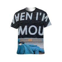 yanfind Adult Full Print T-shirts (men And Women) Alone Anonymous Appearance Autumn Bench Calm City Face Elegant Faceless
