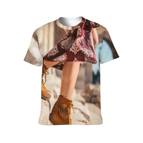 yanfind Adult Full Print T-shirts (men And Women) Ancient Ephesus Historical Architecture Building Monument Ruins Travel Wanderlust