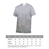 yanfind Adult Full Print T-shirts (men And Women) Altitude Atmosphere Blizzard Daytime Fog Forest Formation Freeze Frost Frozen Gloomy Highland
