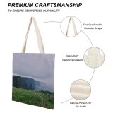 yanfind Great Martin Canvas Tote Bag Double Cliff Outdoors Ocean Sea Promontory Shoreline Coast Field Grassland Land Countryside Grass white-style1 38×41cm