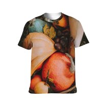 yanfind Adult Full Print T-shirts (men And Women) Agriculture Autumn Basket Calm Citrus Colorful Countryside Cultivate Fall Farm Flora