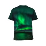 yanfind Adult Full Print T-shirts (men And Women) Amazing Astronomy Atmosphere Aurora Borealis Breathtaking Calm Coast Coastline Dark Destination Evening