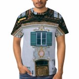 yanfind Adult Full Print T-shirts (men And Women) Aged Architecture Art Artwork Backdrop Building Bull City Construction Space Creative Daytime