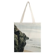 yanfind Great Martin Canvas Tote Bag Double Cliff Outdoors Ocean Sea Promontory Shoreline Coast Rock Beach Land white-style1 38×41cm