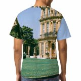yanfind Adult Full Print T-shirts (men And Women) Aged Aix Provence Ancient Architecture Attract Building Bush Construction Decor