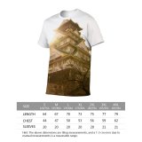 yanfind Adult Full Print T-shirts (men And Women) Aged Ancient Architecture Attract Authentic Building Castle Classic Construction Destination