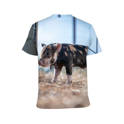 yanfind Adult Full Print T-shirts (men And Women) Agricultural Agriculture Blurred Colorful Country Countryside Daytime Dry Farm Farming Farmland