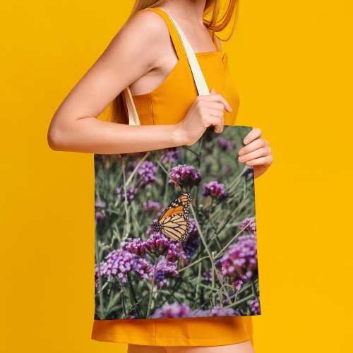 yanfind Great Martin Canvas Tote Bag Double Butterfly Insect Monarch Invertebrate Bee Honey Plant Flower Public Domain white-style1 38×41cm