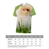 yanfind Adult Full Print T-shirts (men And Women) Agriculture Bird Chick Chicken Cute Fluff Fluffy Hatched Plumage Poultry Spring Wildlife