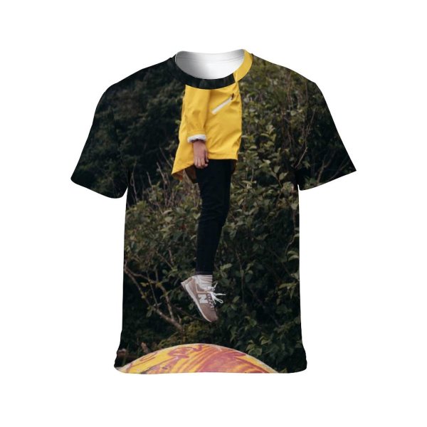 yanfind Adult Full Print T-shirts (men And Women) Anonymous Ashore Balance Buoy Bush Calm Casual Countryside Detail Faceless Flora Foliage