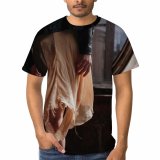 yanfind Adult Full Print T-shirts (men And Women) Aged Anonymous Architecture Damaged Light Fashion Female Flight Stairs Grungy Interior Leather