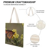 yanfind Great Martin Canvas Tote Bag Double Butterfly Insect Invertebrate Monarch Usa white-style1 38×41cm