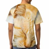 yanfind Adult Full Print T-shirts (men And Women) Adorable Asleep Blurred Calm Carnivore Cat Charming Chordate Cute Daytime Enjoy