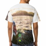 yanfind Adult Full Print T-shirts (men And Women) Agriculture Autumn Beak Bird Blurred Calm Country Countryside Creature Domesticated