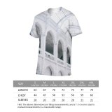 yanfind Adult Full Print T-shirts (men And Women) Aged Applied Arch Architecture Art Balcony Budapest Building Ceiling Column Decor