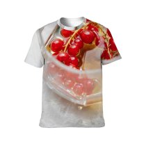 yanfind Adult Full Print T-shirts (men And Women) Alcohol Berry Beverage Booze Celebrate Cocktail Decor Decoration Delicious Flavor From