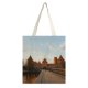 yanfind Great Martin Canvas Tote Bag Double Building Castle Trakai Architecture Waterfront Тракай Литва Dock Pier Port white-style1 38×41cm