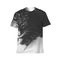 yanfind Adult Full Print T-shirts (men And Women) Adorable Cat Cute Kitten Kitty Pet