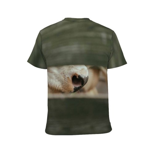 yanfind Adult Full Print T-shirts (men And Women) Agriculture Beef Bovine Bull Cattle Cow Face Dairy Detail Farm Farming Fence