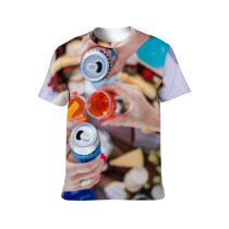 yanfind Adult Full Print T-shirts (men And Women) Alcohol Anonymous Beverage Birthday Booze Can Carefree Celebrate Cheerful Cheers Chill