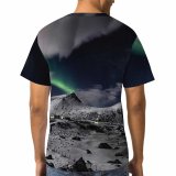 yanfind Adult Full Print T-shirts (men And Women) Amazing Astronomy Atmosphere Aurora Borealis Bay Beach Cloudy Coast Coastline Destination Evening