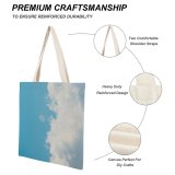 yanfind Great Martin Canvas Tote Bag Double Cloud Outdoors Sky Cumulus white-style1 38×41cm