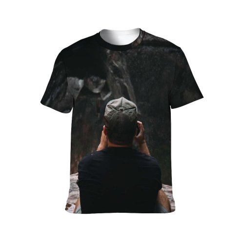 yanfind Adult Full Print T-shirts (men And Women) Admire Alone Anonymous Calm Canyon Casual Cliff Couple Destination Discovery Explore
