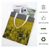yanfind Great Martin Canvas Tote Bag Double Field Grassland Outdoors Tuscany Countryside Farm Meadow Rural Italia Chiabrando Paolo Landscape white-style1 38×41cm