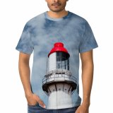 yanfind Adult Full Print T-shirts (men And Women) Aged Architecture Atmosphere Beam Sky Cloudy Colorful Construction Daytime Exterior