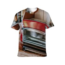 yanfind Adult Full Print T-shirts (men And Women) Aged Apartment Appliance Arrangement Bottle Cook Cozy Culinary Design Detail Electric