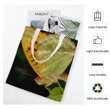 yanfind Great Martin Canvas Tote Bag Double Butterfly Insect Invertebrate Moth Stock white-style1 38×41cm