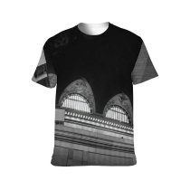 yanfind Adult Full Print T-shirts (men And Women) Aged America Arch Architecture Attract Brick Building Bw Ceiling Cement Classic Column