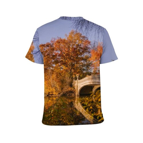 yanfind Adult Full Print T-shirts (men And Women) Aged America Architecture Autumn Bow Building Calm Central Park City