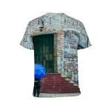 yanfind Adult Full Print T-shirts (men And Women) Admire Aged Ancient Anonymous Architecture Attract Backpack Bicycle Bike Brick Wall Building