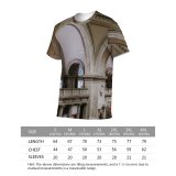 yanfind Adult Full Print T-shirts (men And Women) Aged Arch Arched Architecture Archway Art Attract Building Ceiling Classic Classy Column