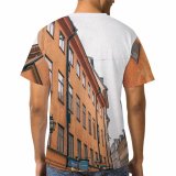 yanfind Adult Full Print T-shirts (men And Women) Accommodation Aged Architecture Area Brick Building City Classic Construction Curve Daytime Destination