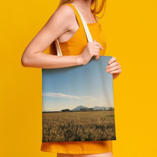 yanfind Great Martin Canvas Tote Bag Double Field Grassland Outdoors Countryside Farm Rural Meadow Plant Land Grass Pasture Vegetation white-style1 38×41cm