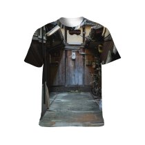yanfind Adult Full Print T-shirts (men And Women) Aged Architecture Building Cement City Complex Concrete Construction Daylight District Dry Dwell