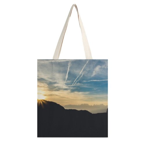 yanfind Great Martin Canvas Tote Bag Double Cloud Sky Outdoors Trentino white-style1 38×41cm